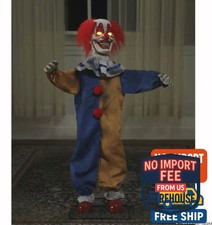 3 ft Animated Light-Up Little Top Clown with Sound Halloween Decoration picture