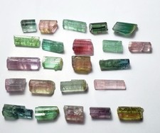 Multiple colours tourmaline crystals From Afghanistan 50 carats picture