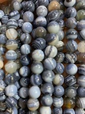 100 Pcs Excellent Rare Tibetan Natural Agate Dzi *Sky Eyed* 10mm Beads picture