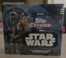 Topps 2026 Topps Chrome Star Wars Hobby Box - Sealed In-hand and Ready to Ship  picture
