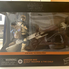 Hasbro Star Wars The Black Series Speeder Bike Scout Trooper & The Child 2020 picture