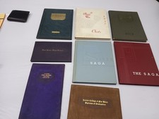 vintage lot of yearbooks and diploma's  picture