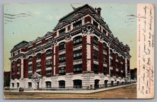 Manual Training School, Brooklyn, NY. 1907 Glitter UDB Postcard TS-140 picture