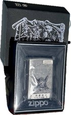2006 ZIPPO GREAT TREASURE 3D SKULL MAP LIGHTER ANTIQUE SILVER SEALED NO 0234 picture