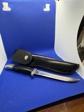 Rare Vintage 1971-1972 Buck 105 Pathfinder Knife - Inverted 3-Line Tang Stamp US picture