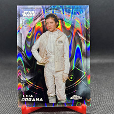 Topps 2026 Topps Chrome Star Wars Return of the Jedi Leia Organa Holo #183 picture