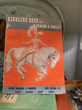 Ringling Bros and Barnum & Bailey Circus Winterquarter Story 1954 Program .25 picture