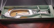 VINTAGE FISH MASTER KNIFE COMBO - USA.  SCALER - RULER WITH BOX  1950's picture