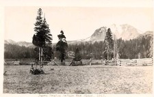 RPPC Lassen Peak Pre Volcano Eruption 1915 Mud Flood Disaster Photo Postcard F19 picture