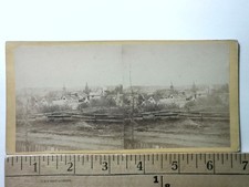 Dover New Hampshire Stereoview C. E. Libbey Village Panorama 1860s Flat Mount picture
