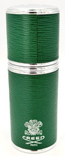 Creed 50ml Silver Green Leather Refillable Pocket Spray Atomizer w Box picture
