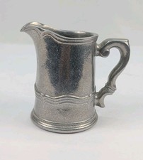 VTG Wilton Armetale Pewter Creamer Pitcher Wave Band Columbia PA USA Small picture