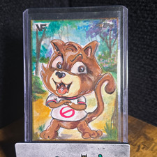 2025 Topps VeeFriends Chrome Cynical Cat Sketch Auto Lily Z Marroquin 1/1 picture