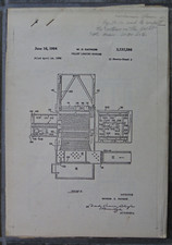 Vtg 21 Pg 1964 Patent Paperwork-11 Industrial Schematic Diagrams-Pallet Loading picture