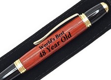 48th Birthday Gift Idea For 48 Year Old Present World's Best Engraved Pen picture
