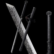 Handmade Full Tang 9260 Spring Steel Ninja Sword Japanese Straight Ninjato  picture