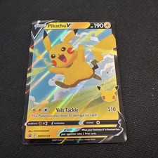 Pikachu V SWSH143 - 25th Anniversary - Pokemon TCG English picture