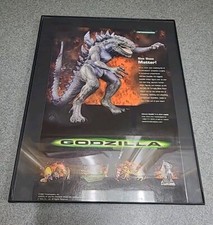 Godzilla Action Figures Trendmasters 1998 Framed Print Ad  8.5x11  picture