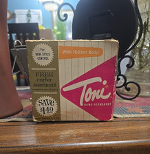 Vintage 1950s Toni Regular Hair Home Permanent Box Old picture