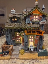 Lemax Spooky Town Dead Man's Cabin #45676 picture
