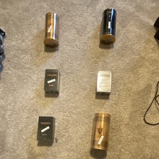 Valentino Lot of 6 Collectible Lighters, Mixed Styles, Gold & Black picture