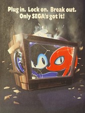 ​Rare 1994 Sega Sonic & Knuckles Vintage Print Lot Ads Strategy Guides picture