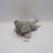 D0310B Wachifield Dayan Cat Grey Laying Plush Stuffed 5