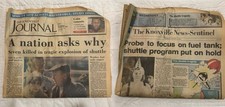 1986 Challenger Space Shuttle Explosion Newspapers Knoxville Tn News picture