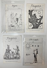 PAGANA 1986-90 Witchcraft Wicca Mensa POWSIG Zine Lot 4 Pagan Occult Rare picture
