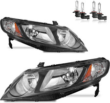 Headlights Assembly for 2006-2011 Honda Civic 4-Door picture