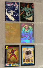 1990s MARVEL COMICS PROMO & INSERT CARD LOT: SILVER SURFER, VENOM, MAGNETO ETC. picture