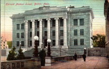 Antique Postcard Harvard Medical School Boston MA picture
