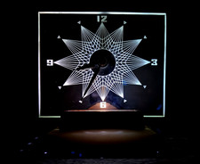 Vintage 1950’s MASTERCRAFTERS “Starlight” Model 146 Electric Clock picture