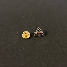 Vintage North American Aviation (NAA) employee service lapel pin Pink picture