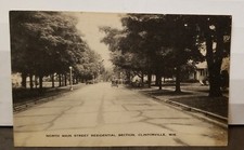 1940 NORTH MAin St. CLINTONVILLE Wisconsin WI Unused POSTCARD picture