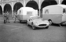British caravan road rally motor racing event 1958 Car Old Photo 9 picture