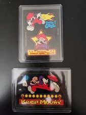 1982 Topps Donkey Kong Lot Of 2 Cards  Rare red border Cereal back variations  picture