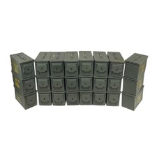 24 cans Grade 1 50 cal empty ammo cans 24 Total Excellent Cans picture