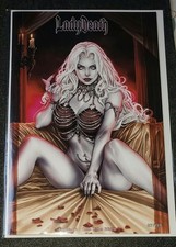 LADY DEATH - lingerie #1  - only 199 made - coffine comics picture