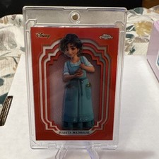 Topps Chrome Disney 100 2024 Encanto Julieta Madrigal #189 Red 1/5 Card picture