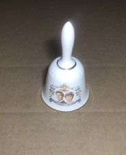 1981 Royal Wedding Commemorative Ceramic Bell Prince Charles Lady Diana Princess picture