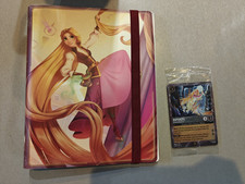 Open box Disney Lorcana Rapunzel Edition Collector's portfolio with PROMO CARD picture