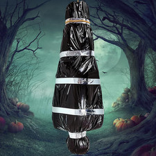 Halloween Hanging Body Bag Prop 5 Ft, Fake Corpse Outdoor Decoration picture