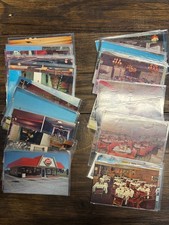 Vintage Lot of 52 Illinois Postcards - Diners and Restaurant Interior Exterior A picture