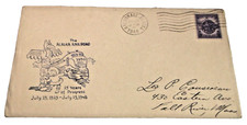 1948 ALASKA RAILROAD 25TH ANNIVERSARY 1923-1948 SOUVENIR ENVELOPE B picture