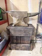 Antique 1917 Trenton Blacksmith Anvil 126.5 LB 90% Rebound Original Face USA picture