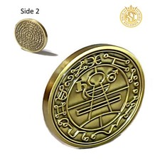 The Secret Seal of Solomon Talisman 72 Names of God Protection Amulet Coin picture
