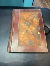 Large Vintage Antique Scrapbook picture