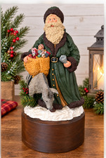 Vintage June McKenna Santa Donkey Toys Large 20
