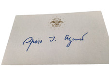 Spriro Agnew Signature Card as Vice President picture